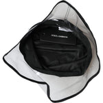 Dolce & Gabbana Black Polyester Plastic Bucket Hat Men HAT9542-59