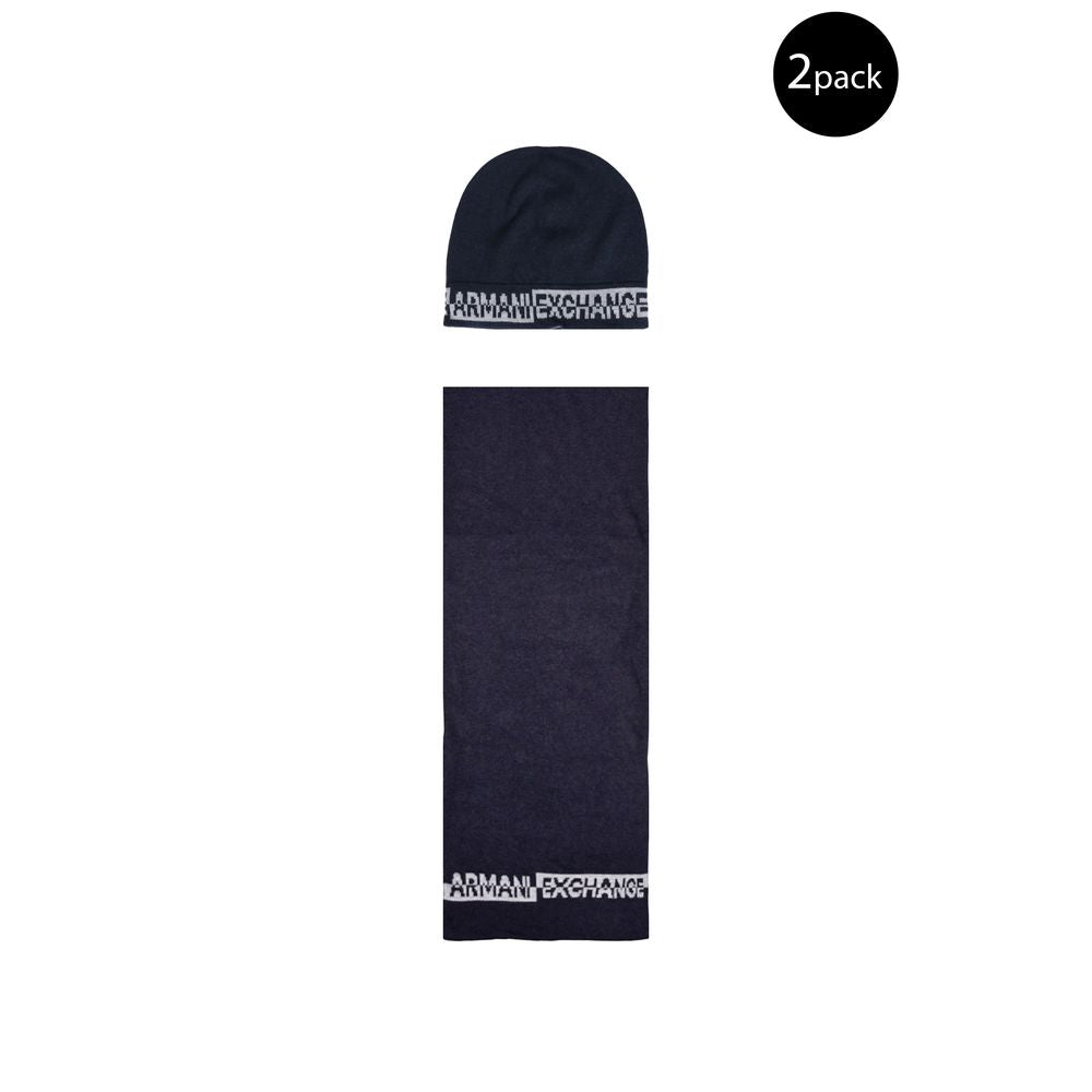 Armani Exchange Blue Polyamide Scarf AREX-14716400010