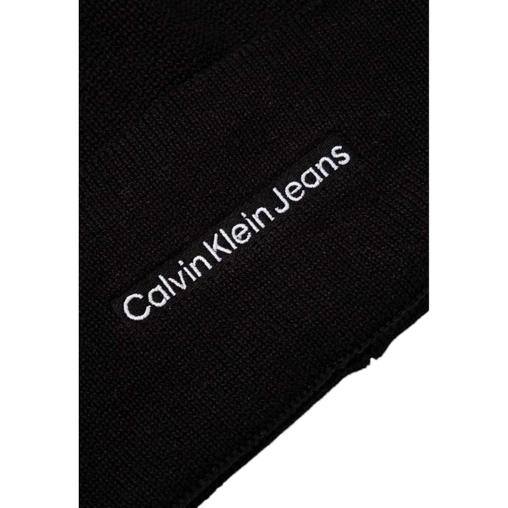 Calvin Klein Jeans Black Cotton Caps Baseball Hat CA-15666700009-UNI