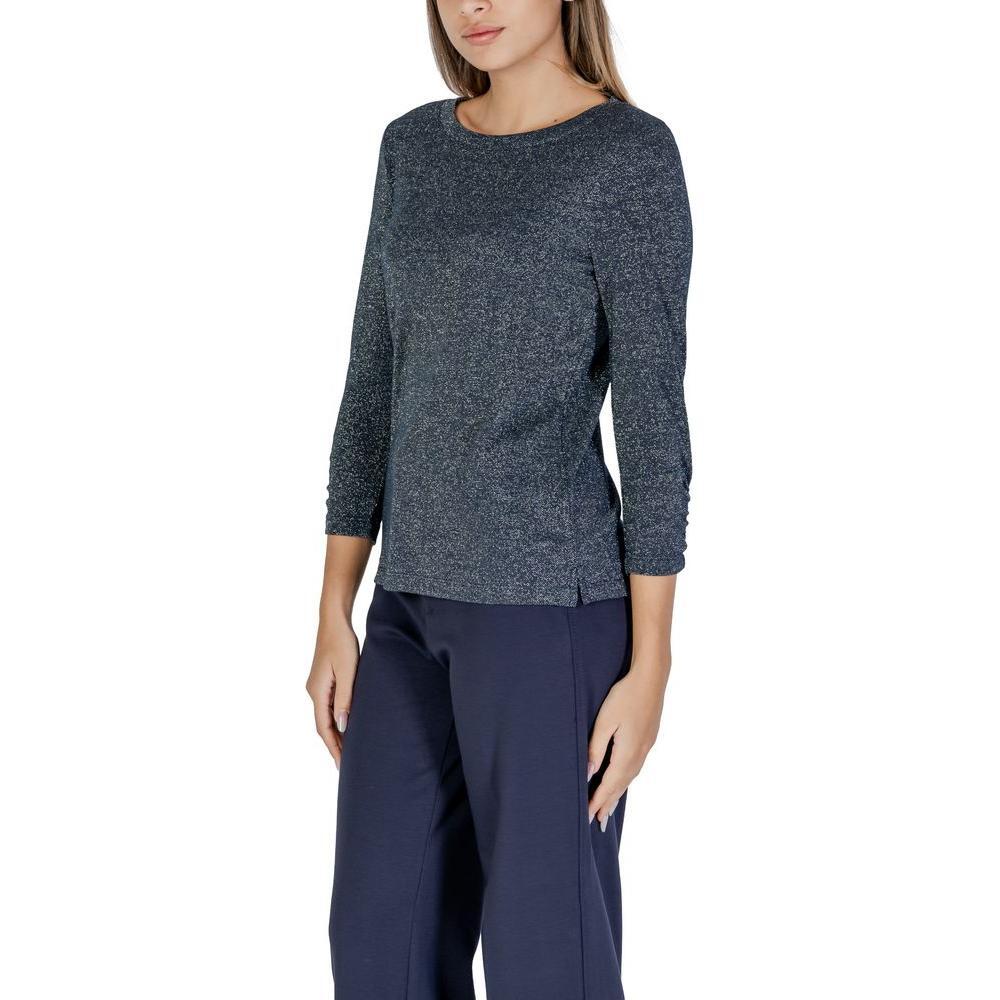 Street One Blue Polyester Long Sleeve ST-15624100010-IT36|XXS