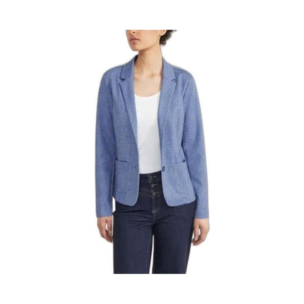 Street One Blue Polyester Blazer ST-13548200126-IT40|S