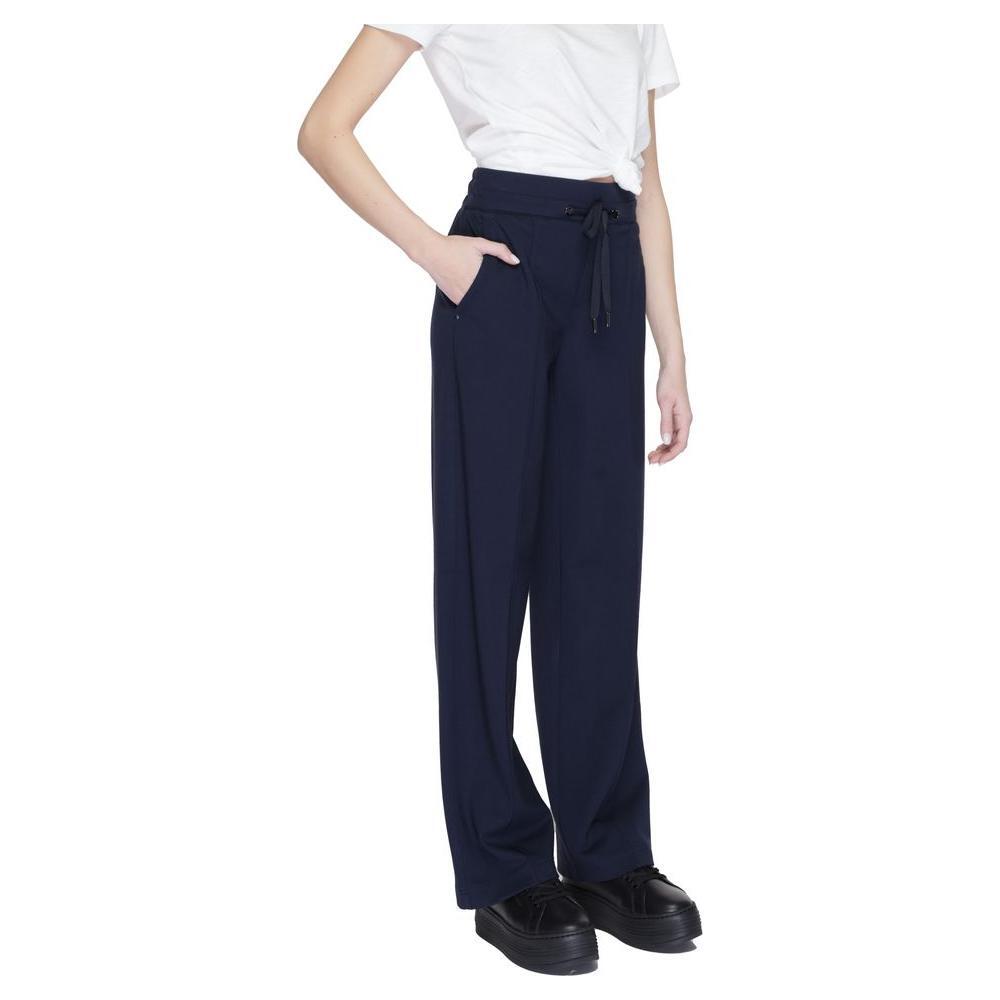 Street One Blue Viscose Pant ST-13508300010-W42 | L32