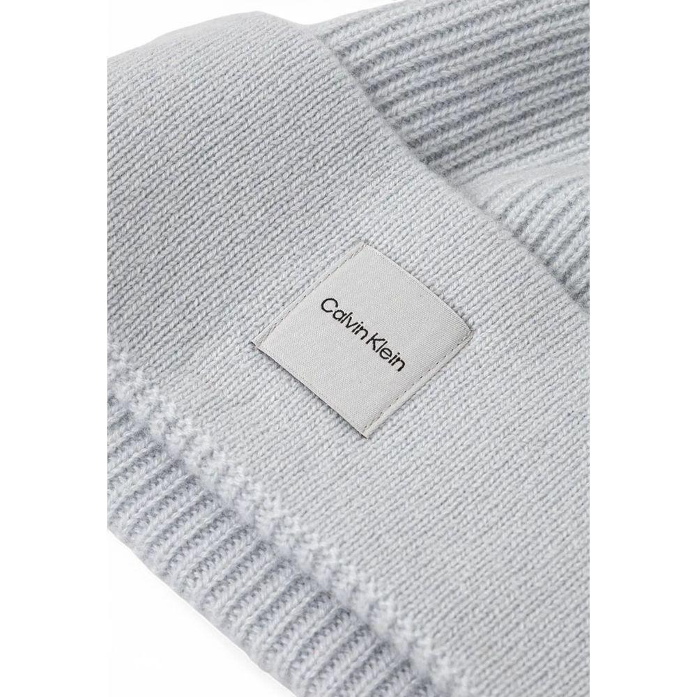 Calvin Klein Gray Cashmere Caps Baseball Hat CA-16493300137-ONE SIZE