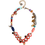 Dolce & Gabbana Multicolor Embellished Waist Chain Belt SMY10547-M