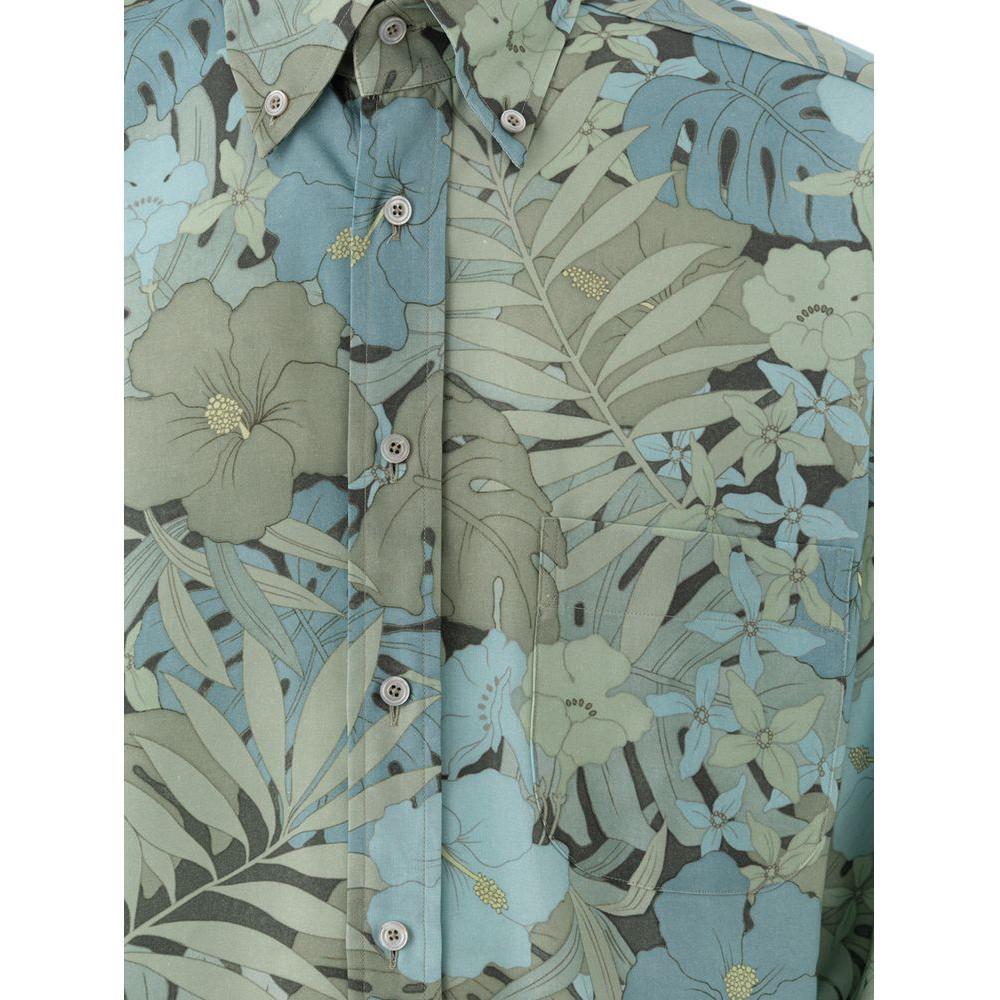 Tom Ford Blue Lyocell Shirt TO-921420051436-IT39 | M