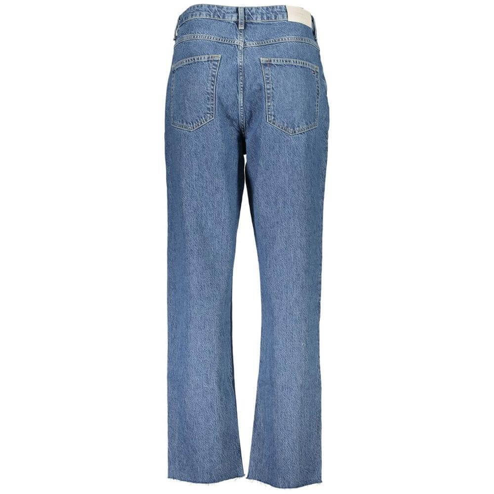 Tommy Hilfiger Blue Cotton Women Jeans TO-18617-W32 | L30