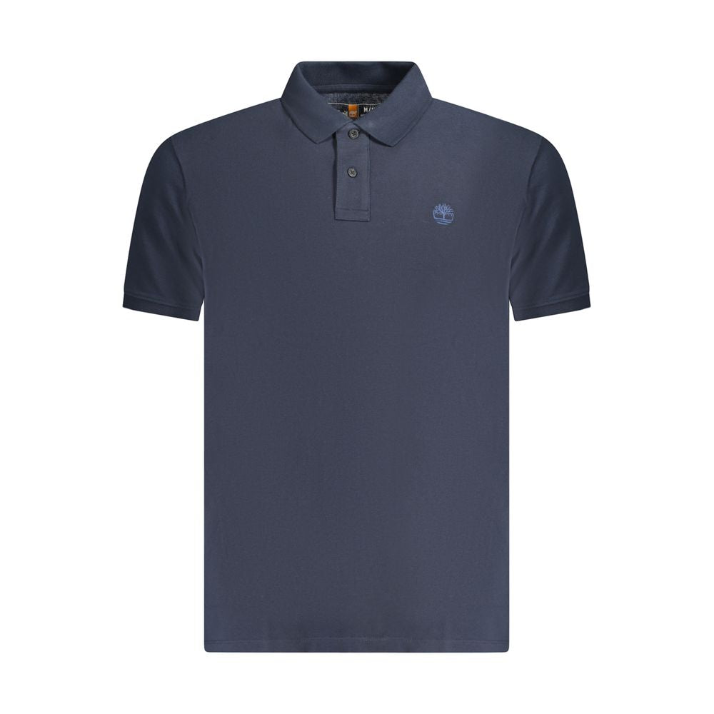 Timberland Blue Cotton Polo Shirt TI-35472-S