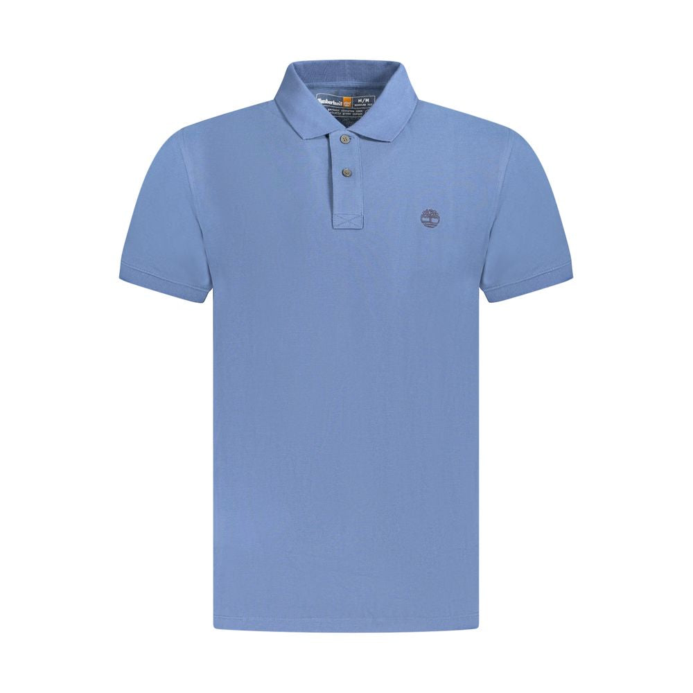 Timberland Blue Cotton Men Polo Shirt TI-35454-S
