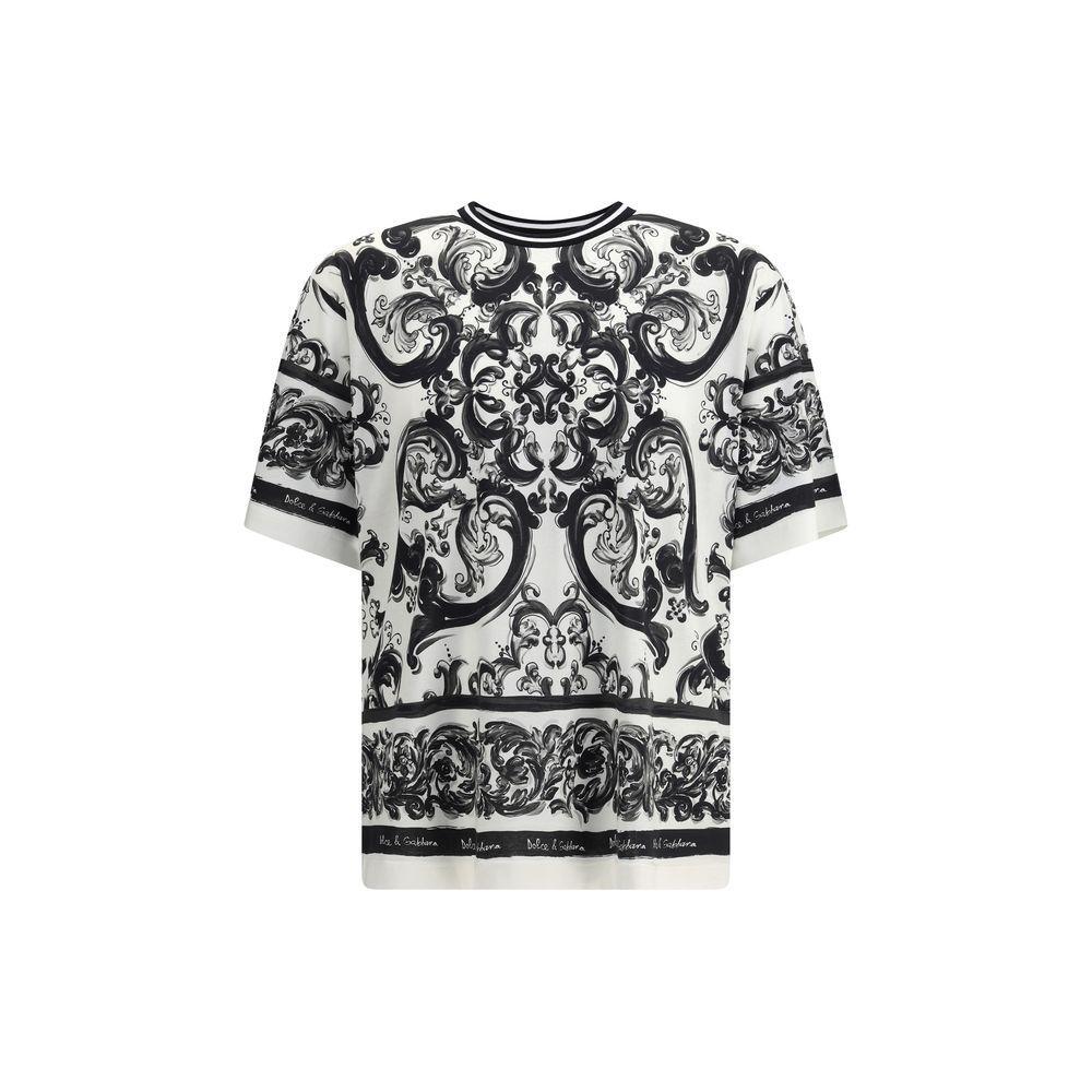 Dolce & Gabbana Maiolica T-Shirt DO-G8PN9TII7HMHX5DQ-IT46 | S