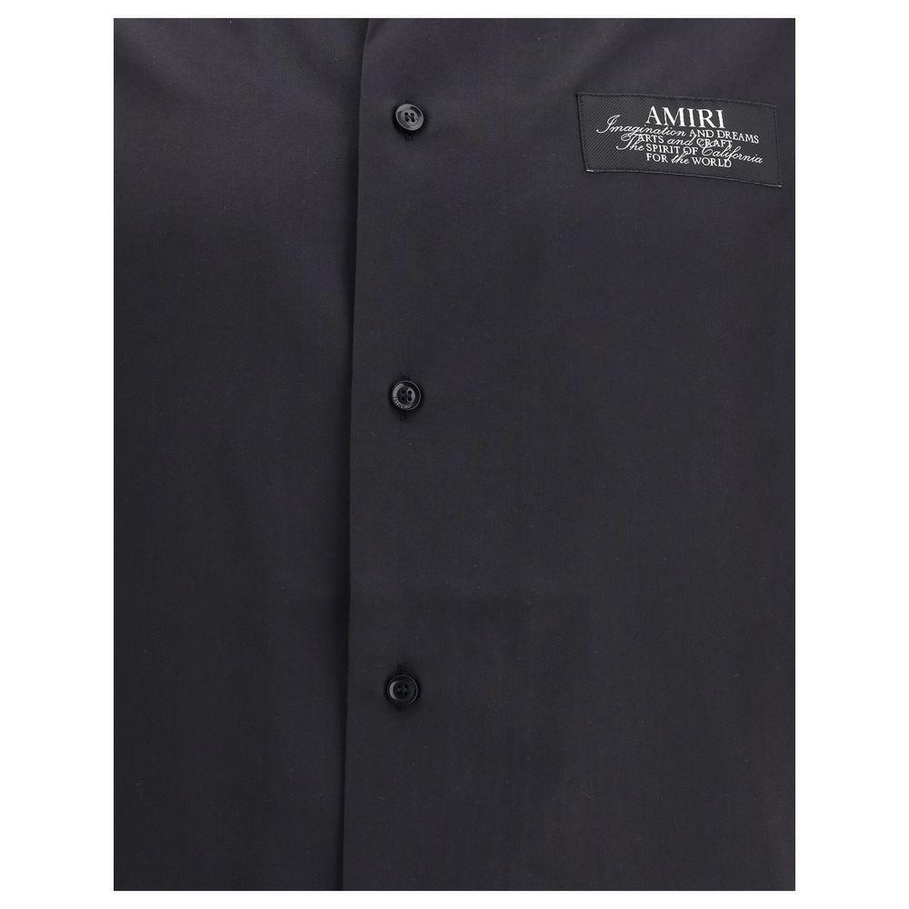 Amiri Spirit Bowling Shirt AM-AMSTCA1148BLACK-M