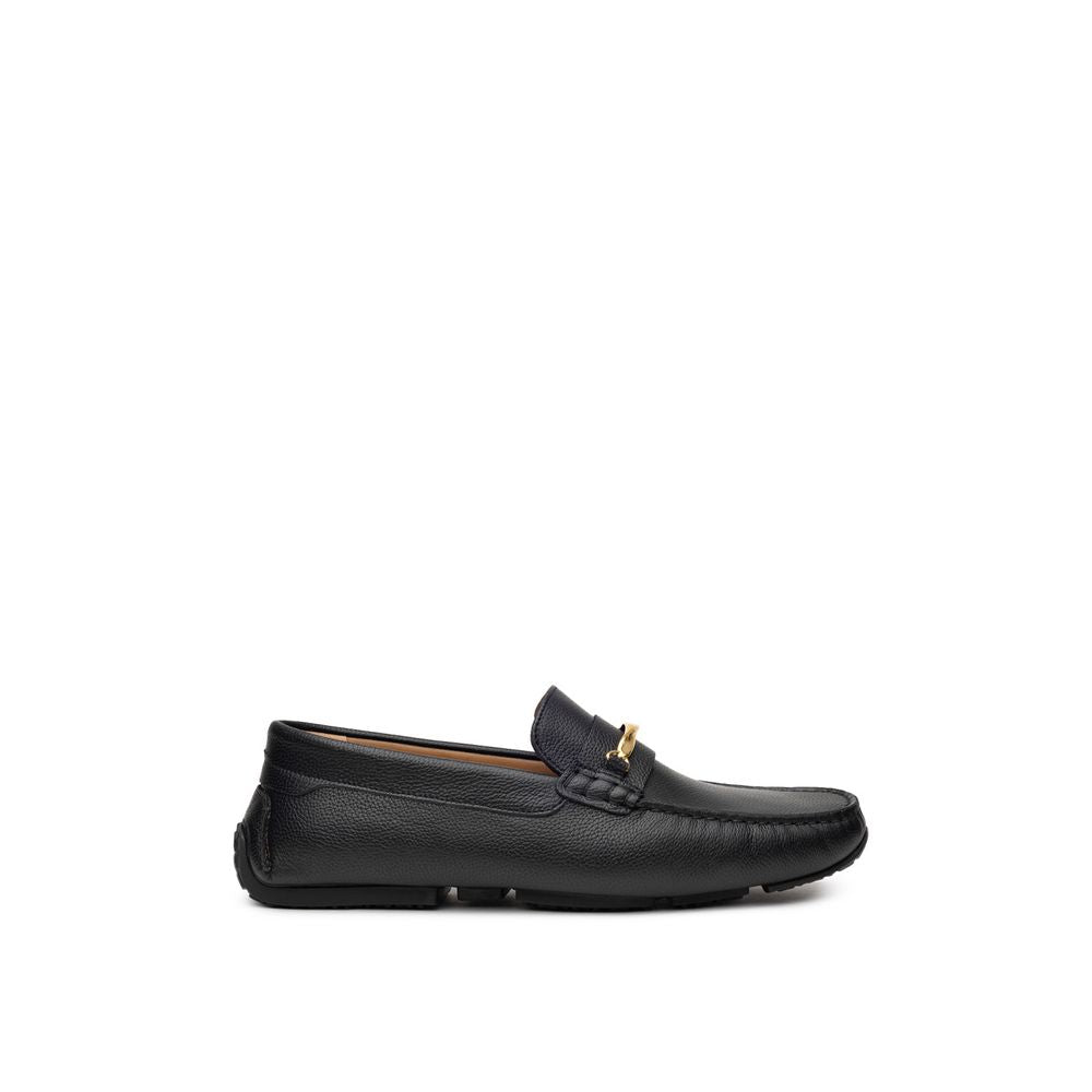Bally Black Leather Moccassin BA-9388676-7