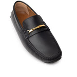 Bally Black Leather Moccassin BA-9388676-7
