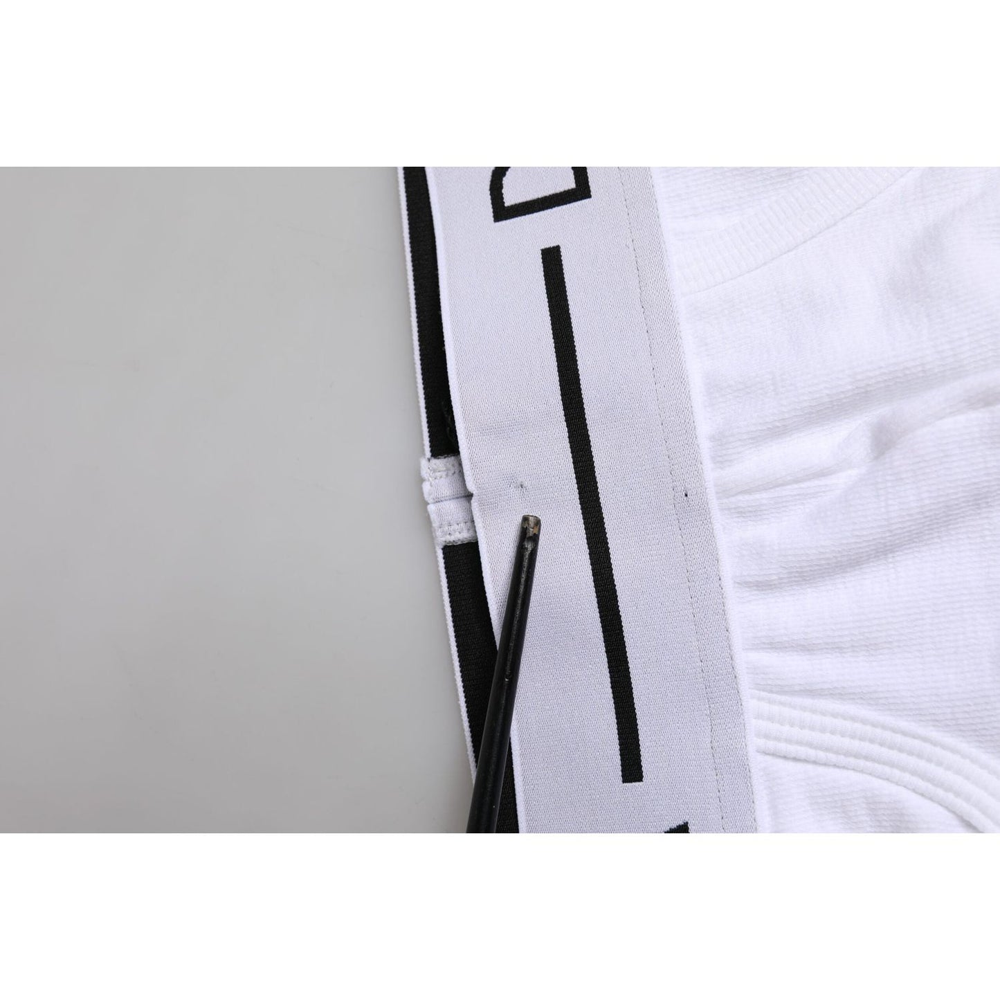Dolce & Gabbana White Cotton Stretch Regular Brief Underwear