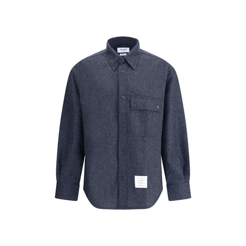 Thom Browne Wool Oversized Shirt TH-MWL420A05385415-2