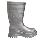 Dolce & Gabbana Metallic Silver Pull On Rain Boots Shoes MV7816-42