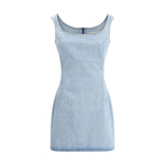 Magda Butrym Denim mini Dress MA-182725LIGHTBLUE-IT38 | S
