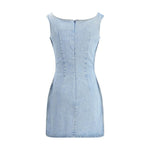 Magda Butrym Denim mini Dress MA-182725LIGHTBLUE-IT38 | S
