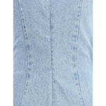 Magda Butrym Denim mini Dress MA-182725LIGHTBLUE-IT38 | S