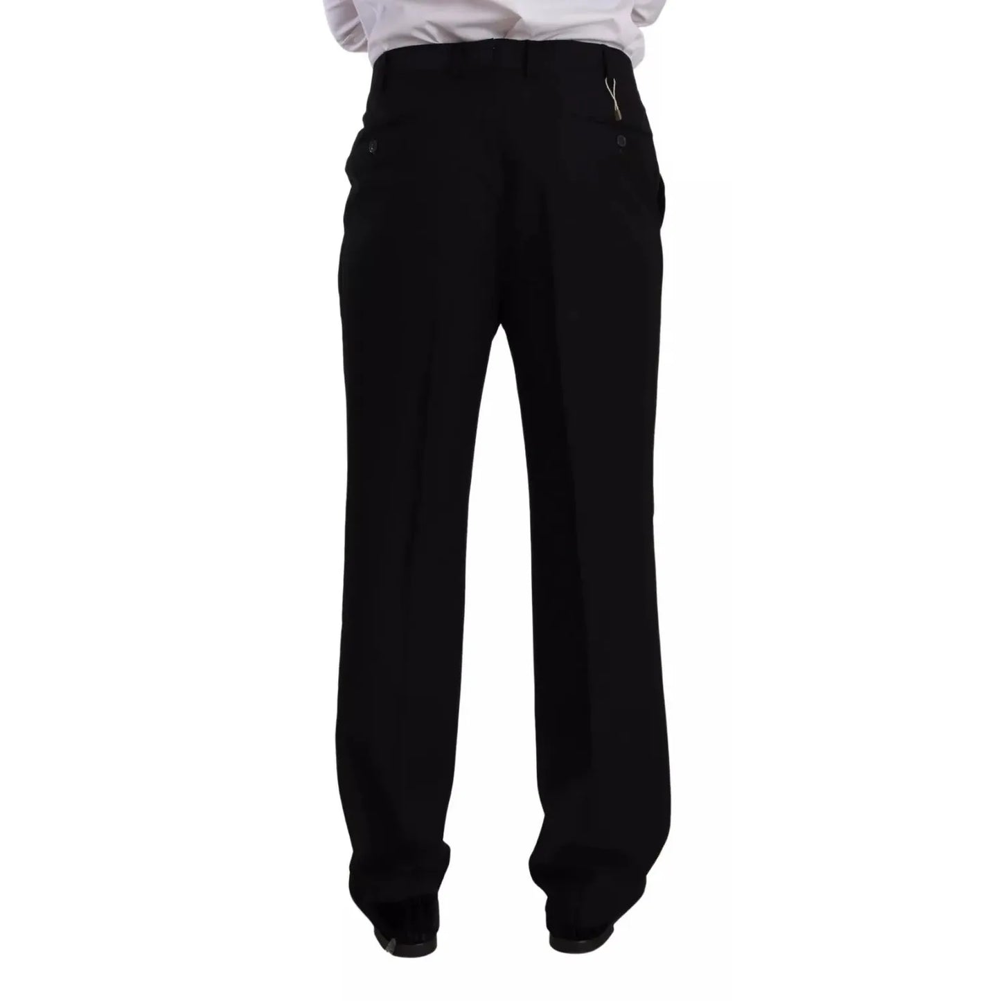 Domenico Tagliente Blue Polyester Single Breasted Formal 2 Piece Suit KOS1940-49
