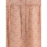 Kristina Ti Blouse with foliage print and refined stand-up collar KR-KBL0129TI0293RS2-IT40 | M