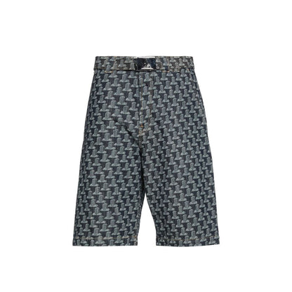 Lanvin Blue Cotton Knee Length