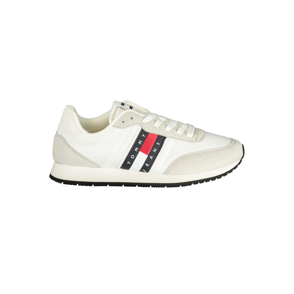 Tommy Hilfiger White Polyurethane Men Sneaker 1728,67403481248,Athletic - Sneakers - Shoes,EU40/US7,EU41/US8,EU42/US9,EU43/US10,EU44/US11,EU45/US12,EU46,Men,New with tags,Shoes,Sneakers - Shoes,Tommy Hilfiger,White