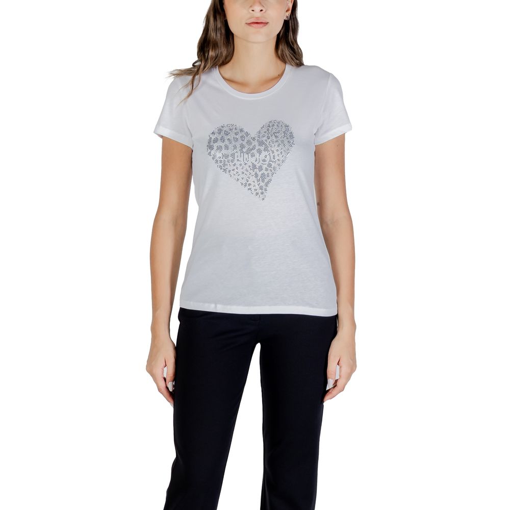Liu Jo White Cotton T-Shirt