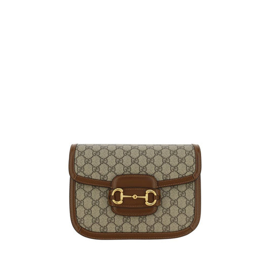 Gucci Beige The Horsebit Shoulder Bag