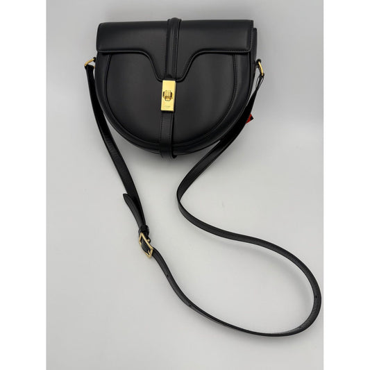 Celine CELINE Sac 16 Besace Black Large Bag