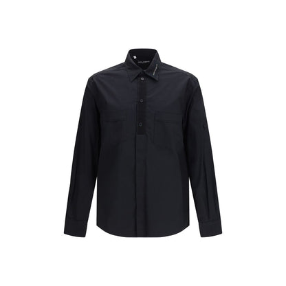 Dolce & Gabbana Black Cotton Dress Shirt