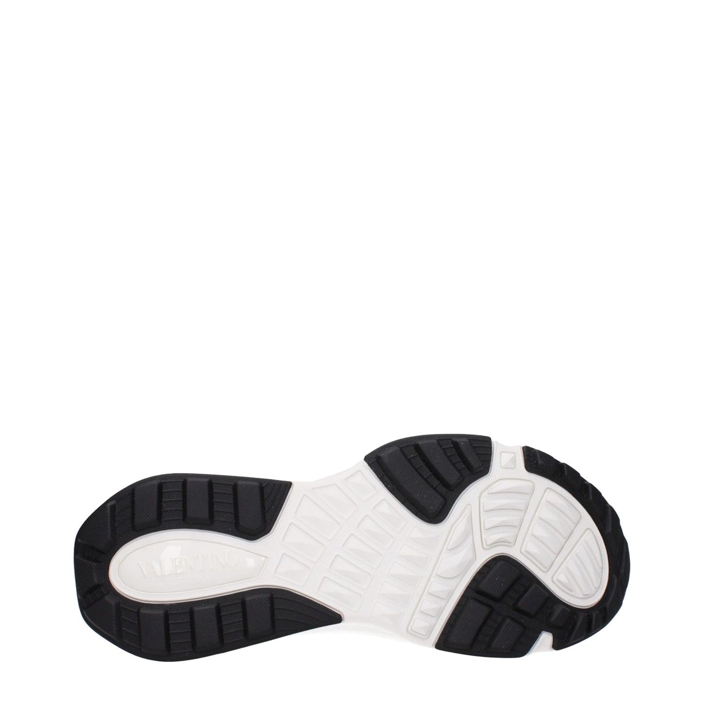 Valentino Garavani White Fabric Athletic Sneakers
