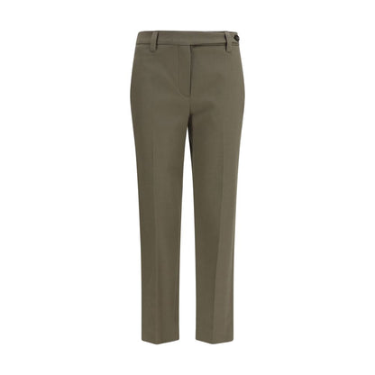 Brunello Cucinelli Bicolor Cotton Dress Pants