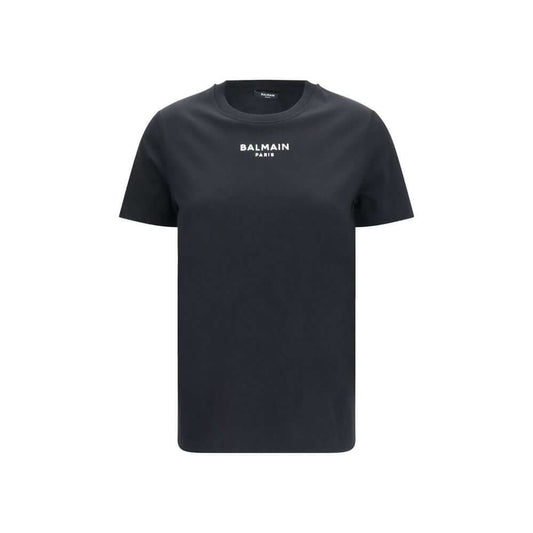 Balmain Black Cotton T-Shirt