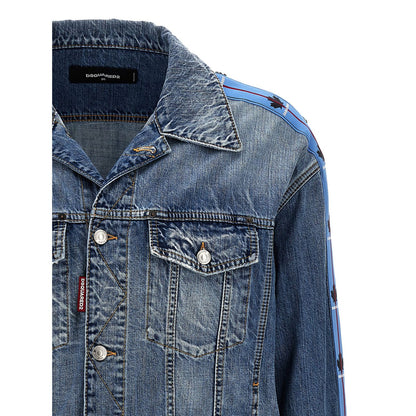 Dsquared² Blue Cotton Denim Jacket