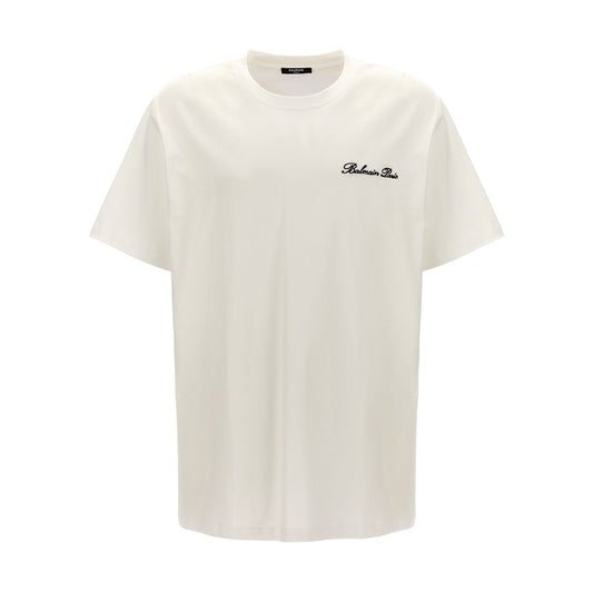 Balmain Bicolor Cotton T-Shirt