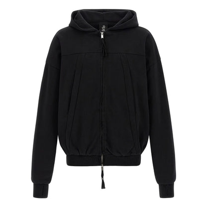 Thom Krom Black Cotton Sweatshirt