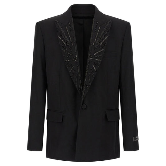 Balmain Black Virgin Wool Blazer