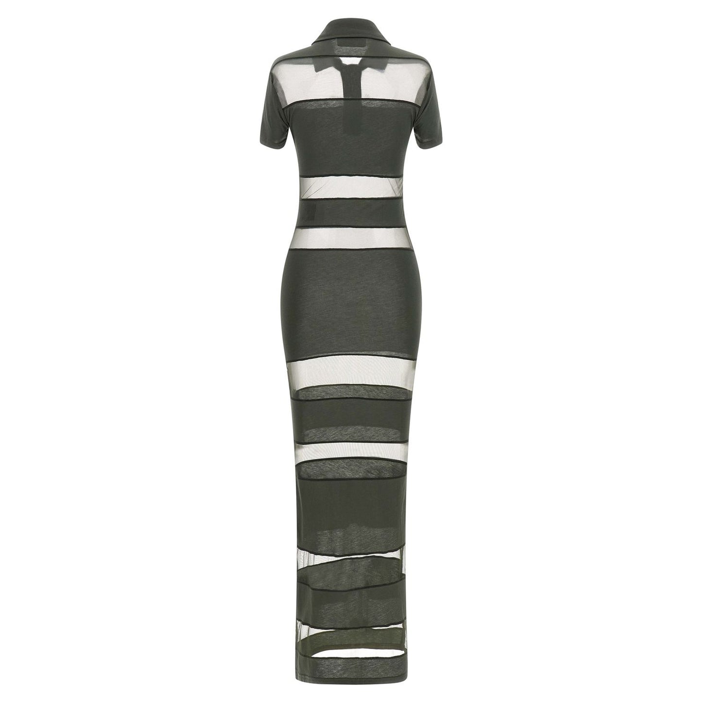 Coperni Bicolor Cotton Long Dress