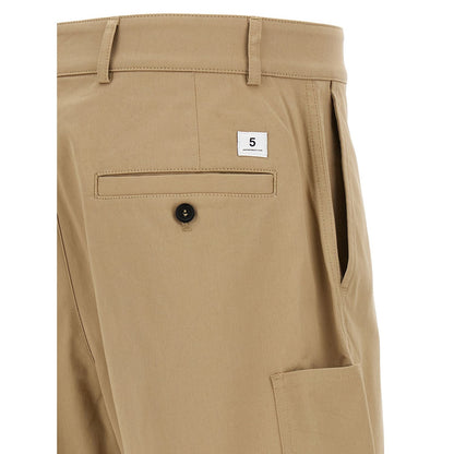 Department 5 Beige Cotton Bermuda Shorts
