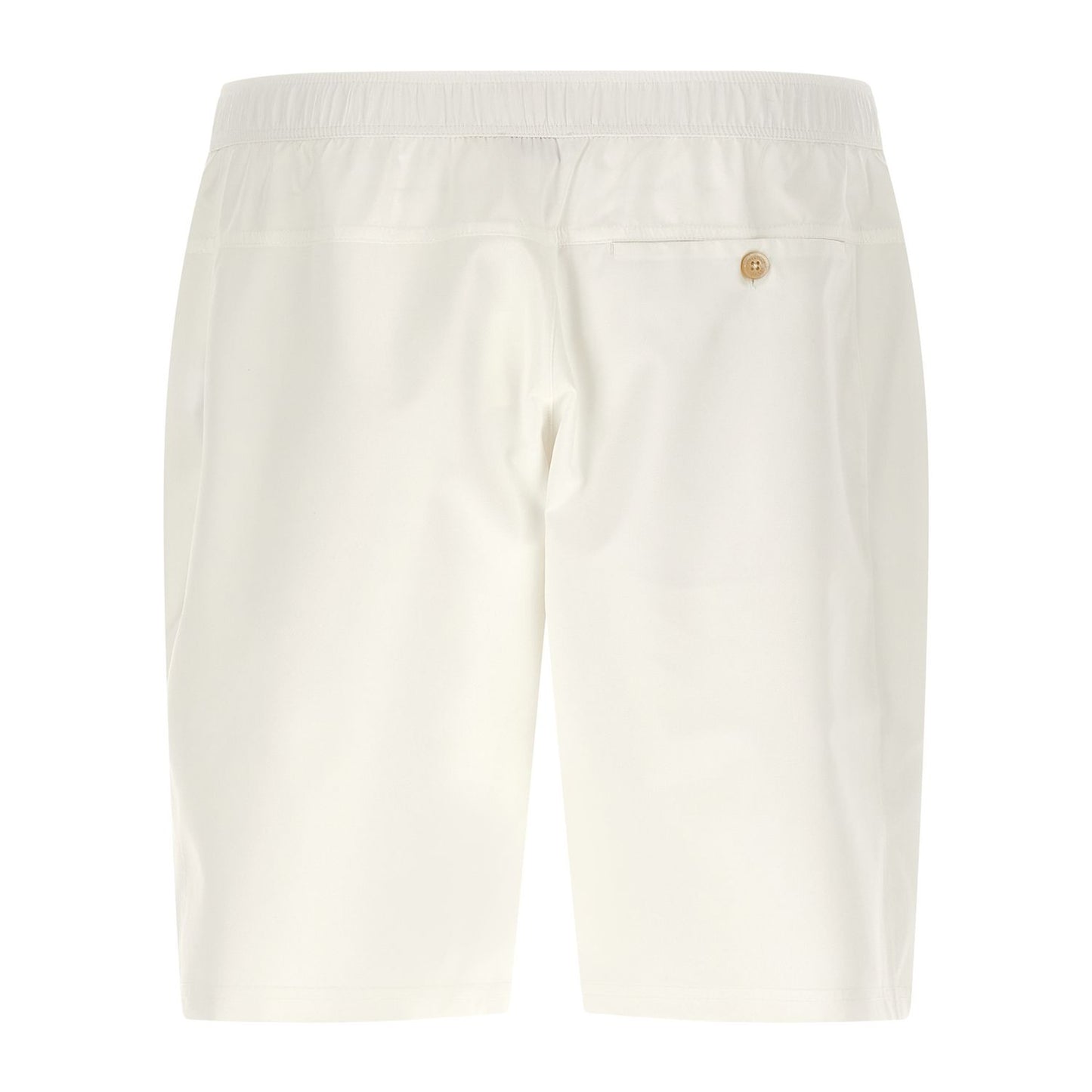 Brunello Cucinelli White Polyester Bermuda Shorts