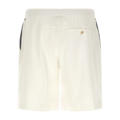 Brunello Cucinelli White Cotton Bermuda Shorts