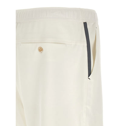 Brunello Cucinelli White Cotton Bermuda Shorts