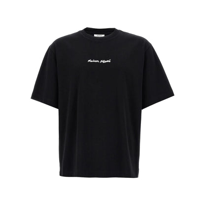 Maison Kitsuné Black Cotton T-Shirt