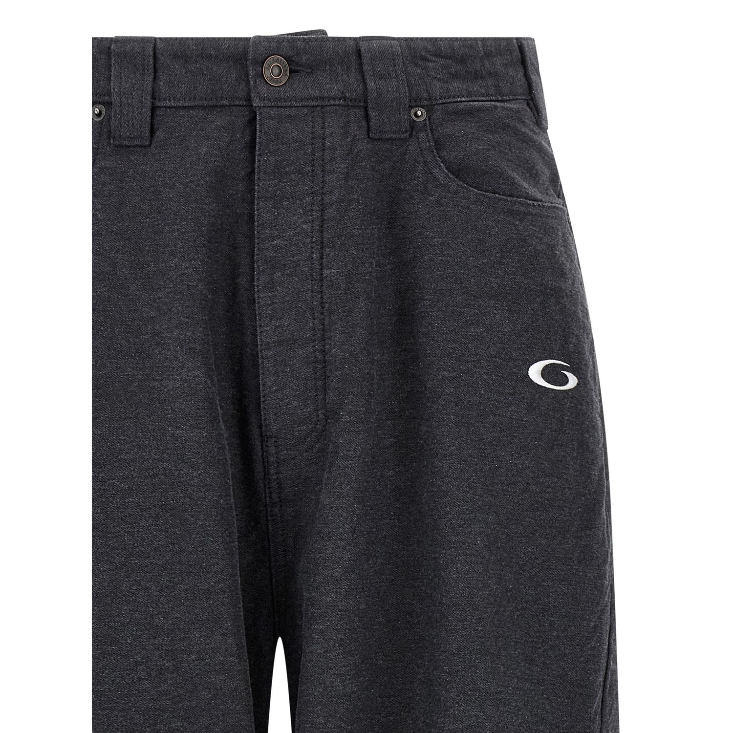 Balenciaga Gray Cotton Casual Pants