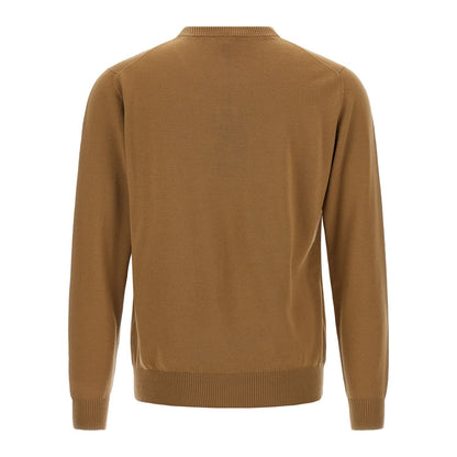 Fendi Beige Virgin Wool Cardigan