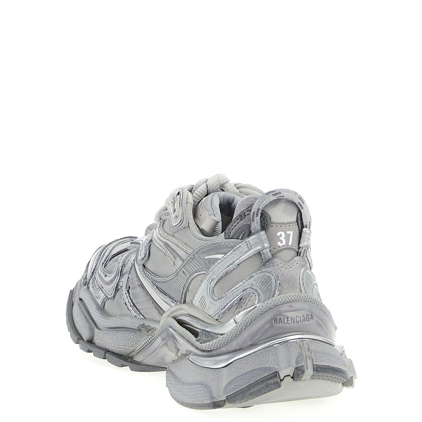 Balenciaga Gray Polyethylene Athletic Sneakers