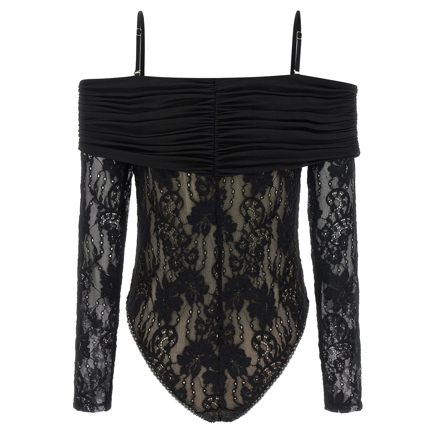 Zimmermann Black Polyamide Bodysuit