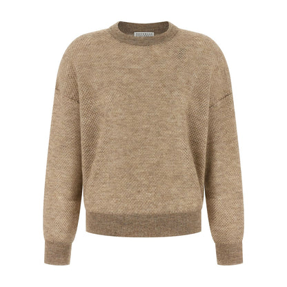 Brunello Cucinelli Beige Wool Cardigan
