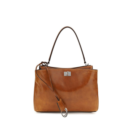 Balenciaga Brown Lamb Ovis Aries Aries Handbag