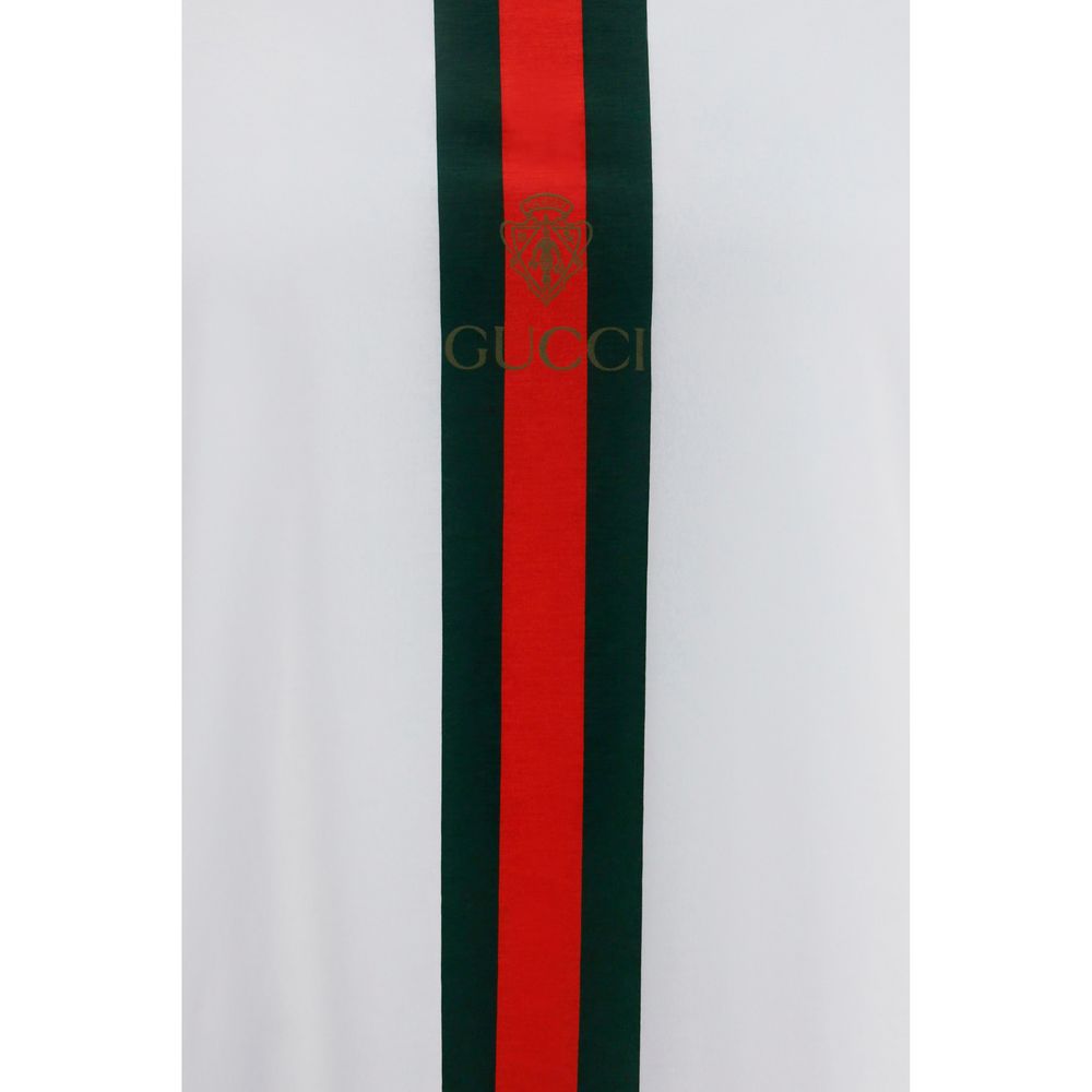 Gucci White Cotton T-Shirt